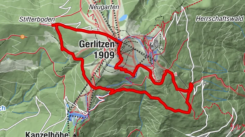 Sepplhütte - Asiatischer Garten - Gerlitzen - Stifterboden - Kammerhütte - Pöllingerhütte - Sepplhütte