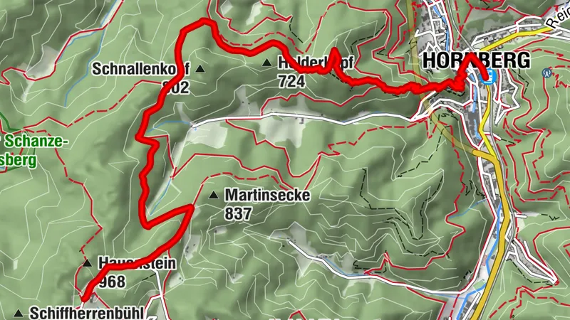 Kinzigtalsteig Etappe 10: Schöne Aussicht nach Hornberg