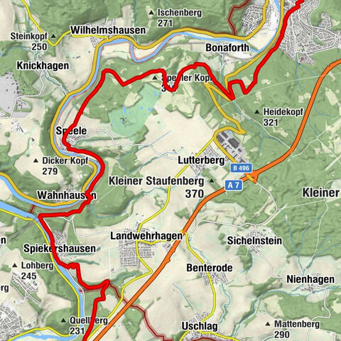 X13-Studentenpfad Etappe 2 von Hann. Münden nach Sandershausen