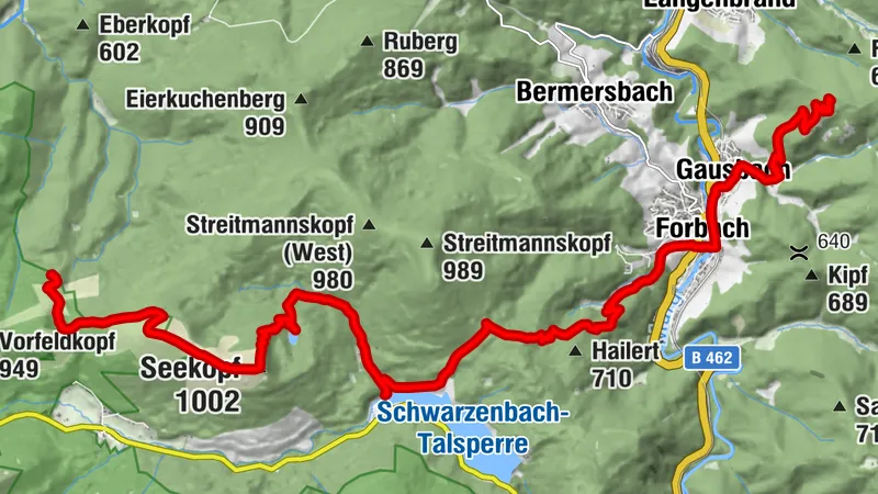 Trekking Schwarzwald Camp Latschig - Camp Grimbach (Westweg)