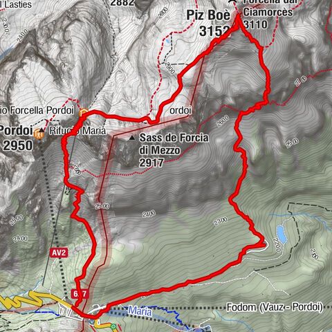 Vía ferrata "Cesare Piazzetta"