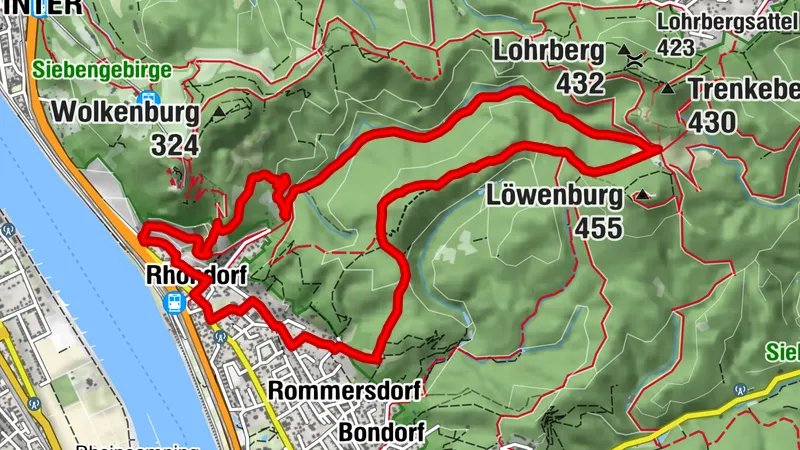Siebengebirge - Adenauer Wanderweg