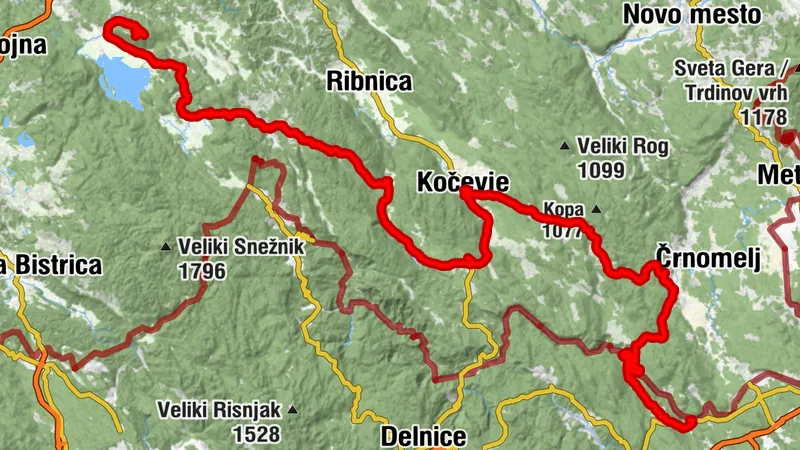 Slovenia e le sue Macadam, strade bianche. 