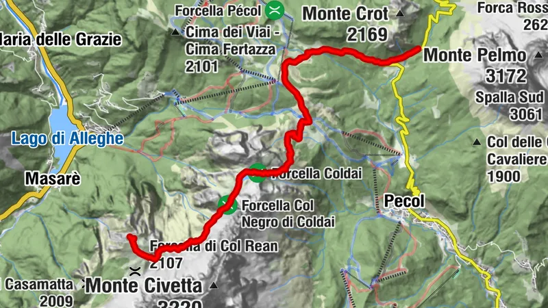 Passo Staulanza-Col Rean- Rifugio Tissi