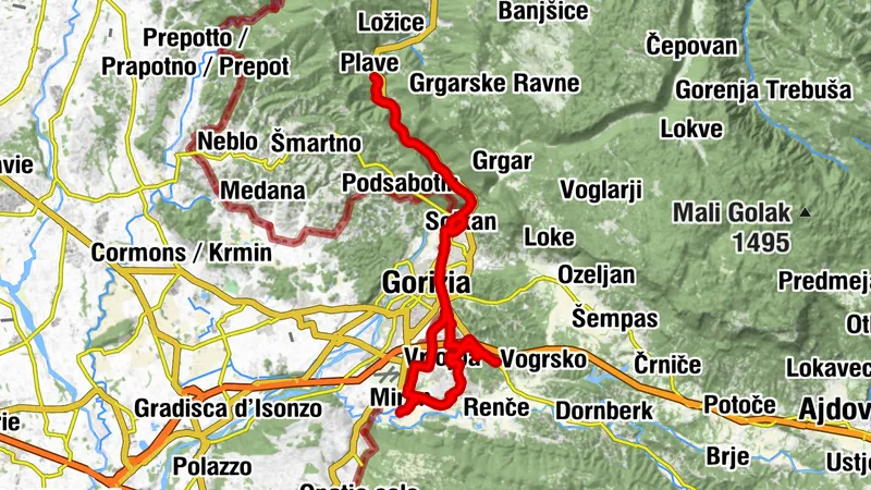 Plave-Orehovlje-sv.Vid-Plave