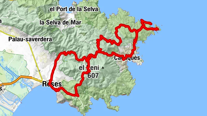17 Roses Fràgam Pla-d'en-Caussa Romanyac Perafita Bufadors Infern Paratge-de-TUDELA Far-de-CAP-DE-CREUS Cadaqués Perafita Bombo
