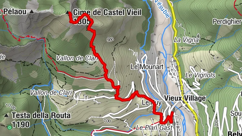 Sentier thématique à la découverte du site Natura 2000 à Spéléomantes de Roquebillière