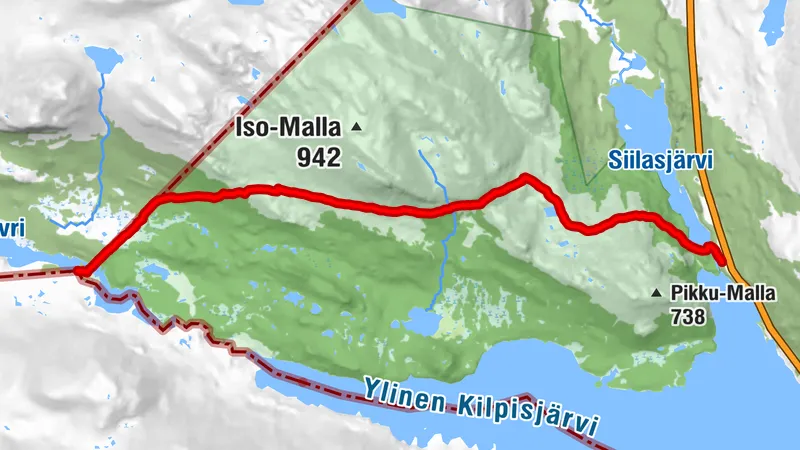 Dreiländereck Finnland-Schweden-Norwegen nach Kilpisjärvi