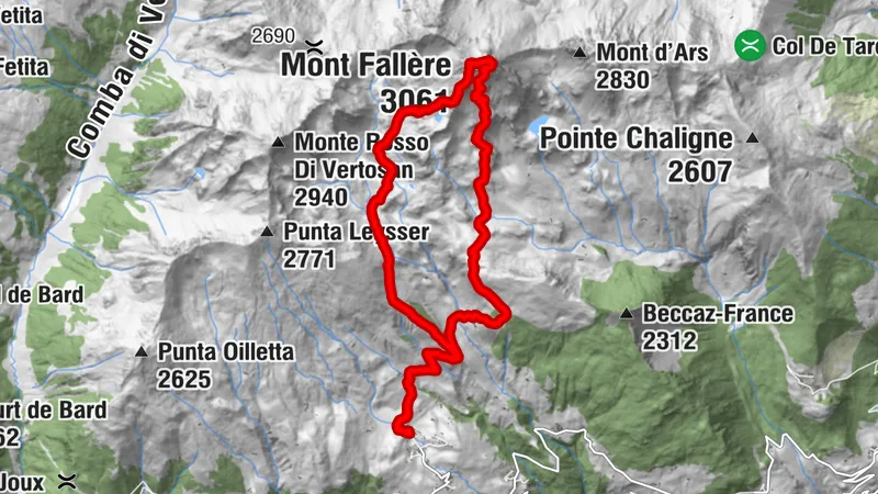 Saint-Pierre, Mont Fallère