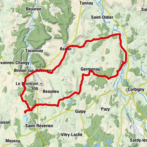 Fietsroute nr.4 vanaf camping Champagne Manoir