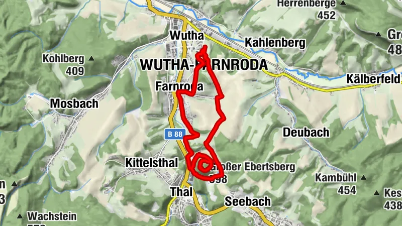 Wutha-Farnroda, Mölmen, Thal, Großer Ebertsberg