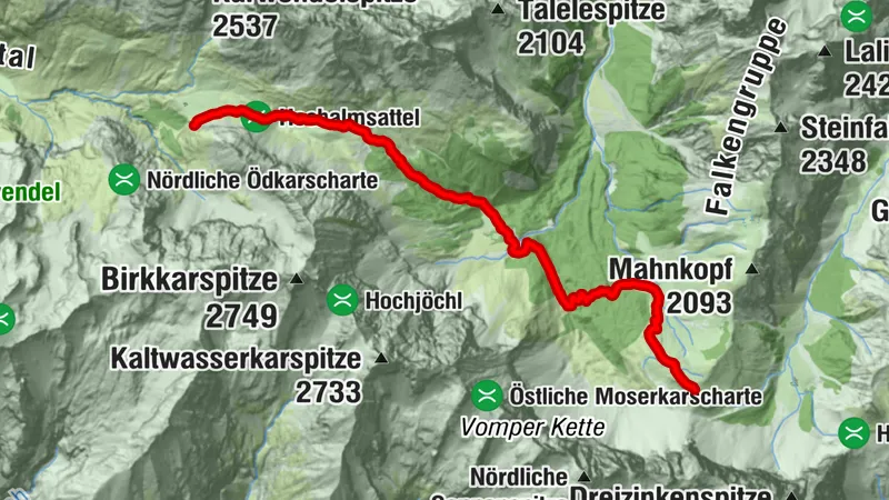 Adlerweg-Etappe 10: Falkenhütte – Karwendelhaus