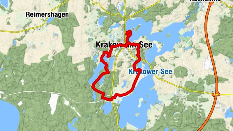 Krakow am See, 7-Seen-Wanderung, Mecklenburg Vorpommern