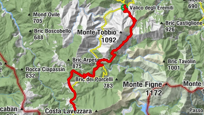 Rutas históricas de montaña | Camino del sur del Piamonte: Etapa 11. Paso de Eremiti - Capanne di Marcarolo