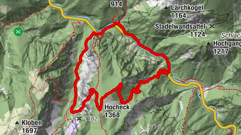 Weichtalhaus-Teufelsbadstubensteig (B) -Staudengraben(GPS Track)