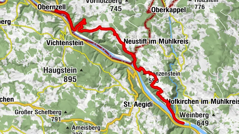 Donausteig Etapa 1_N02 Obernzell - Niederranna "Entre el río Danubio y la meseta"