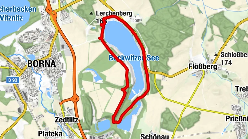 Naturlehrpfad Bockwitzer See