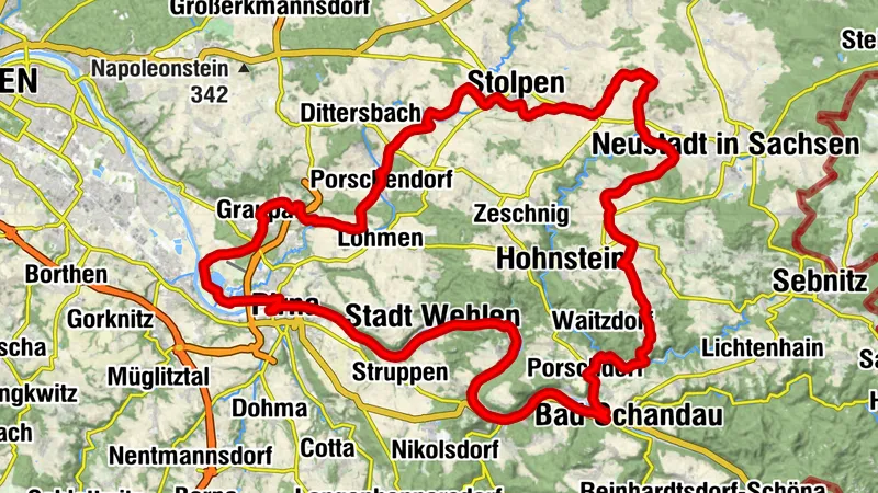 Erweiterte Tour um die Vordere Sächsische Schweiz