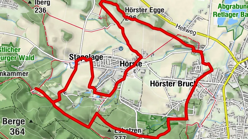 Abrahamsweg Hörste 13km