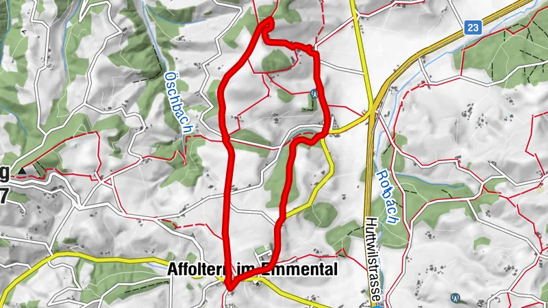 Panoramaweg - Affoltern i.E