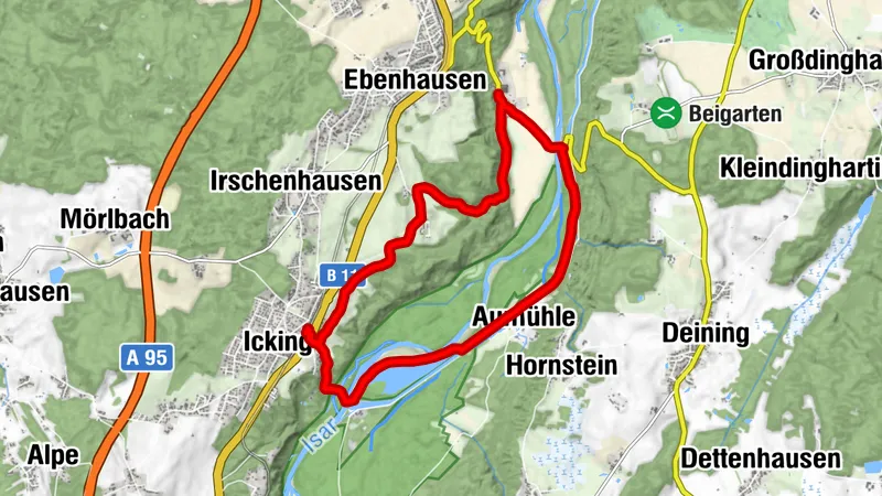 Von Icking zum Kloster Schärftlan