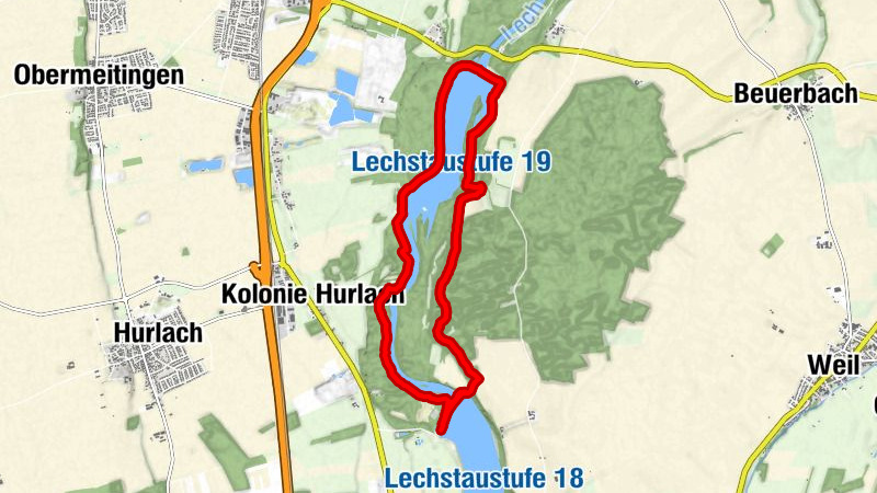Rundwanderung bei Kaufering