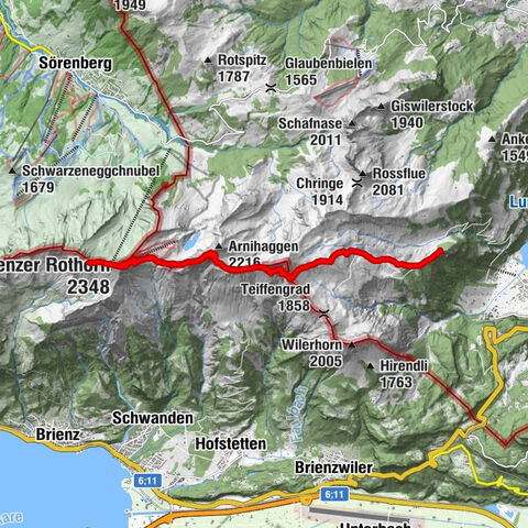 Höhenwanderung Brienzer Rothorn