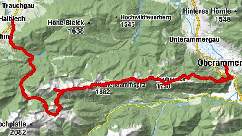 Caminata de refugios (3 noches) - Sendero de altura Ammergau