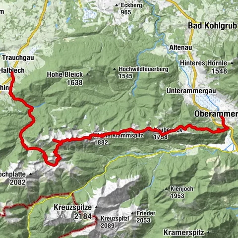 Caminata de refugios (3 noches) - Sendero de altura Ammergau