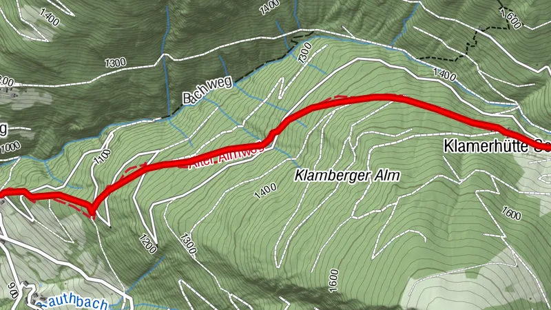 Antiguo sendero Almweg | Sendero nock/bike T1