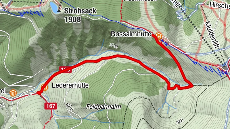 Rossalmhüttentrail | Sendero nock/bike T8