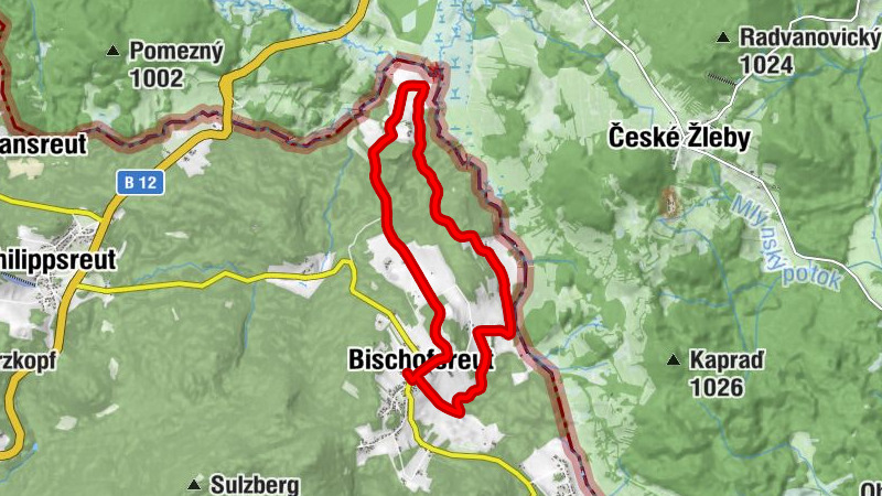 Rundweg Bischofsreut-Marchhäuser-Schnellenzipf