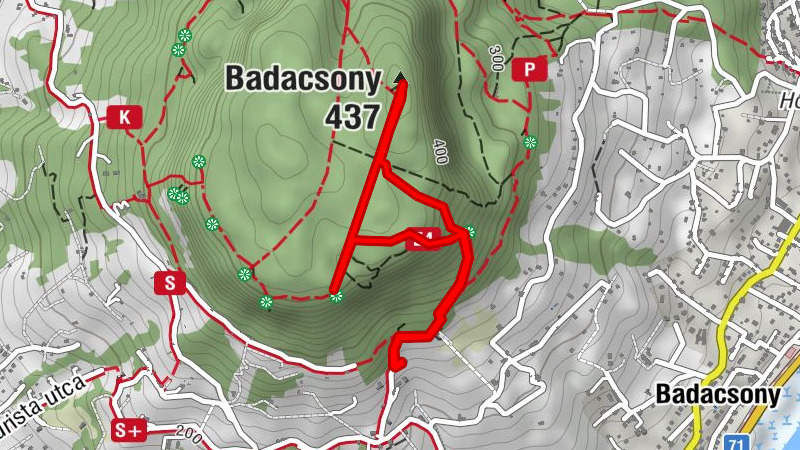 Badacony Kisfaludi Kilato Panorama ( Balaton Ungarn )