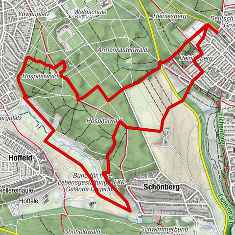 Sillenbuch: Über Waldspielplatz und Haus des Waldes ins Ramsbachtal