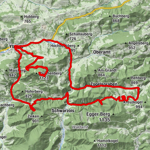 Prochenberg und Ida-Pfeiffer-Strecke