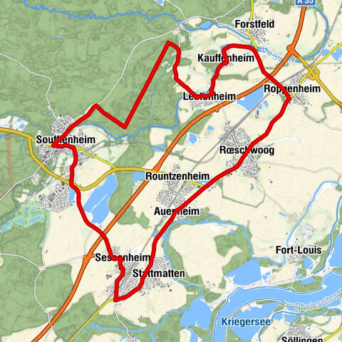 Recorrido en bicicleta: BL722 - Goethe y los pueblos de alfareros