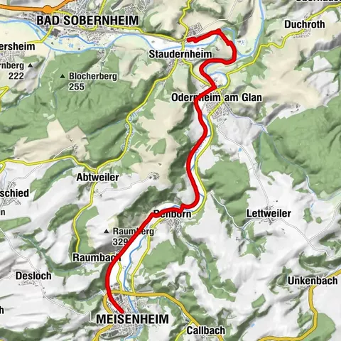 Glan-Blies-Radweg - Etapa 5 (Meisenheim - Staudernheim)