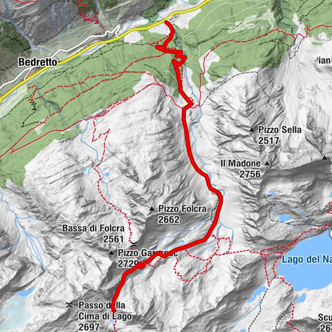 Ossasca - Cristallinahütte