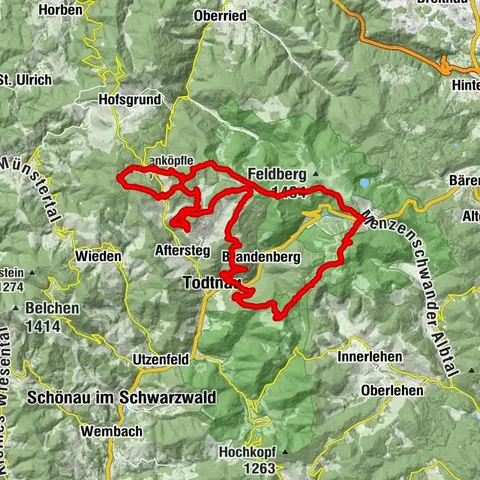 Gipfeltrail Hochschwarzwald - Westschleife