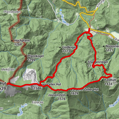 Mariazell Grünau Zellerhüte retour 04.06.2016