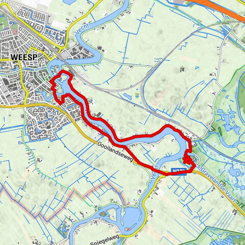 Weesp - fort uitermeer en terug