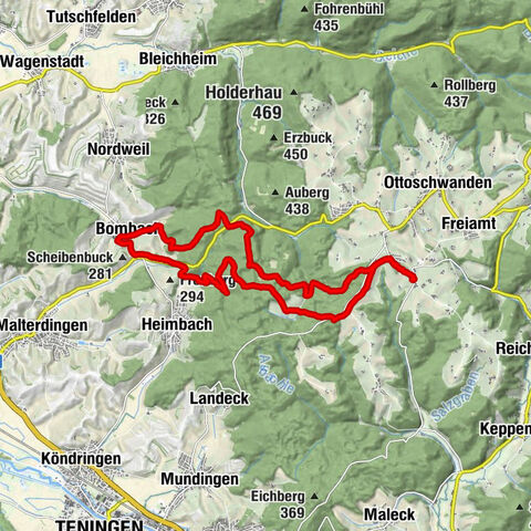 Bombach - Mußbach, von Krone zu Krone