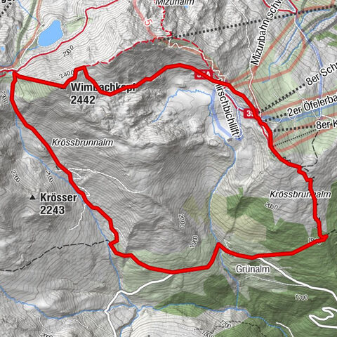 Rundwanderung über "Stoanmandlweg": Hirschbichlalm - Wedelhütte - Wimbachkopf - Kristallhütte