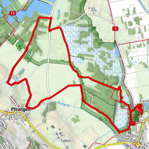 Seen und Moor Wanderung durchs Pfrunger Ried