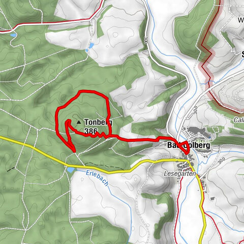 Camino Terrainkur Bad Colberg - Por los paseos al Tonberg - Tierra de Heldburg