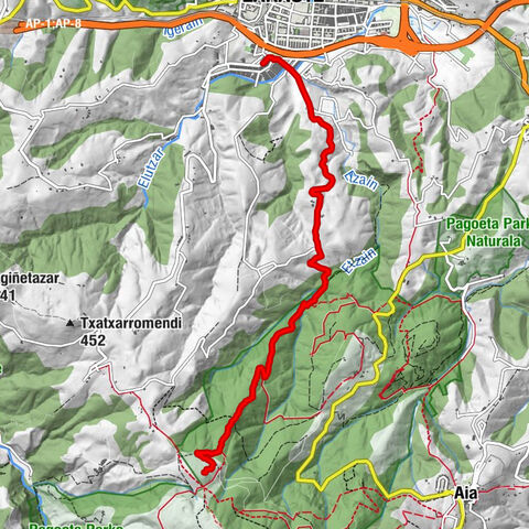 Menditxo ola erreka urteta zarautz
