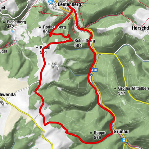 Recorrido circular - Leutenberg 6 - Bosque de Turingia