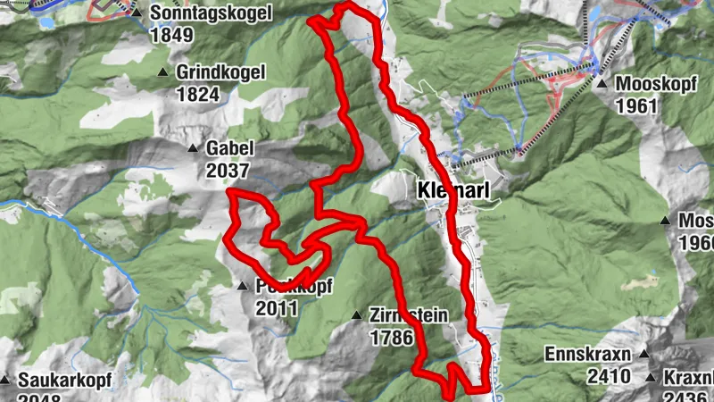 Kleinarler Runde (SW45 incl. variante y senderos)