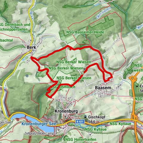 Winterwandeling omgeving Bassem