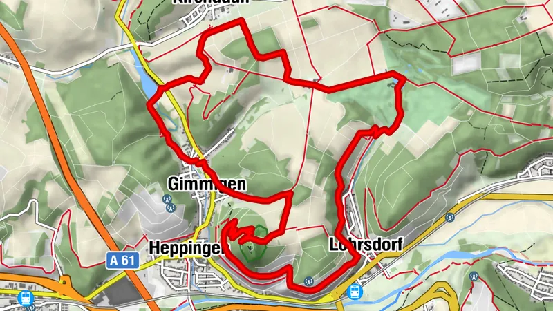 Ruta circular Bad Neuenahr Nº 8 - De Gimmigen a Landskrone
